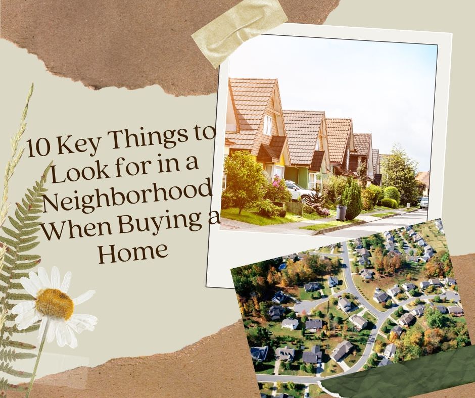 10 Key Things to Look for in a Neighborhood When Buying a Home