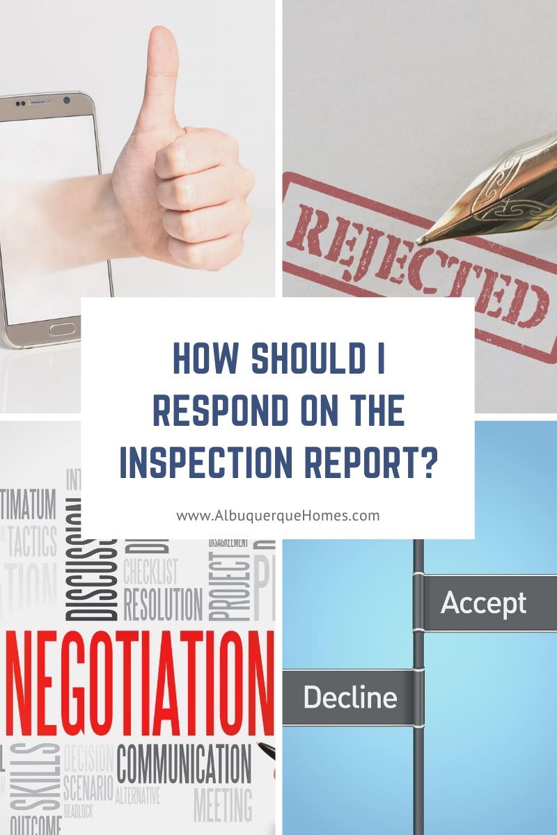 How Should I Respond on the Inspection Report?