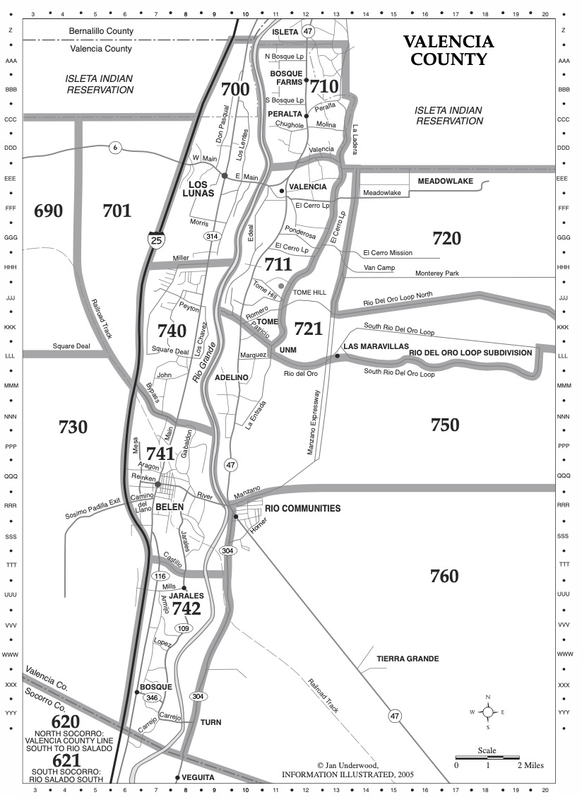 MLS Map Valencia County