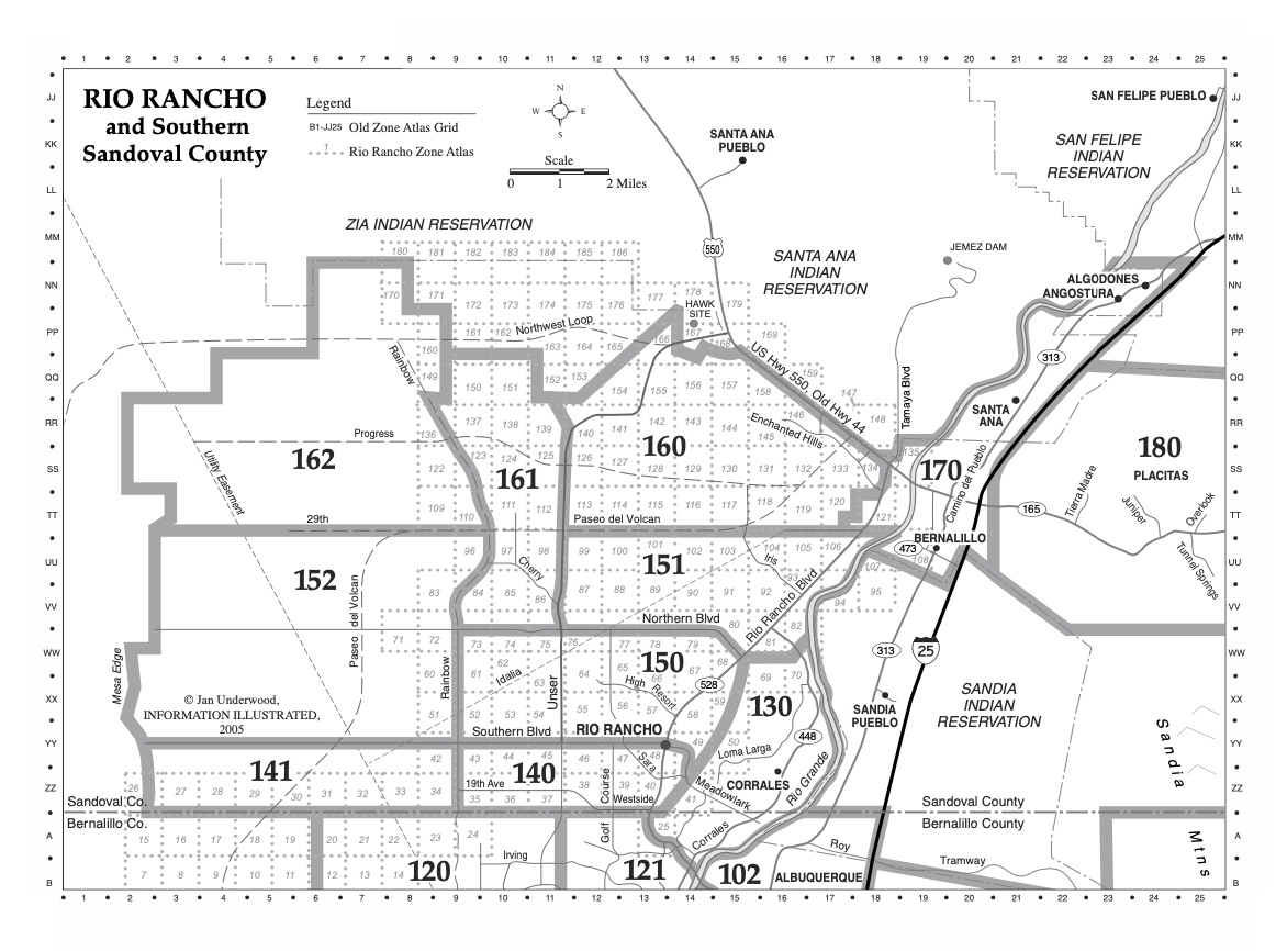 Rio Rancho MLS Zone Map